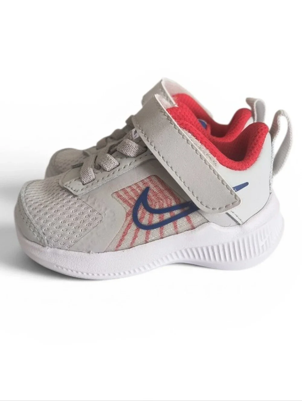 Nike Downshifter 11 Photon Dust & Game Royal Infant Sneakers Size 2C